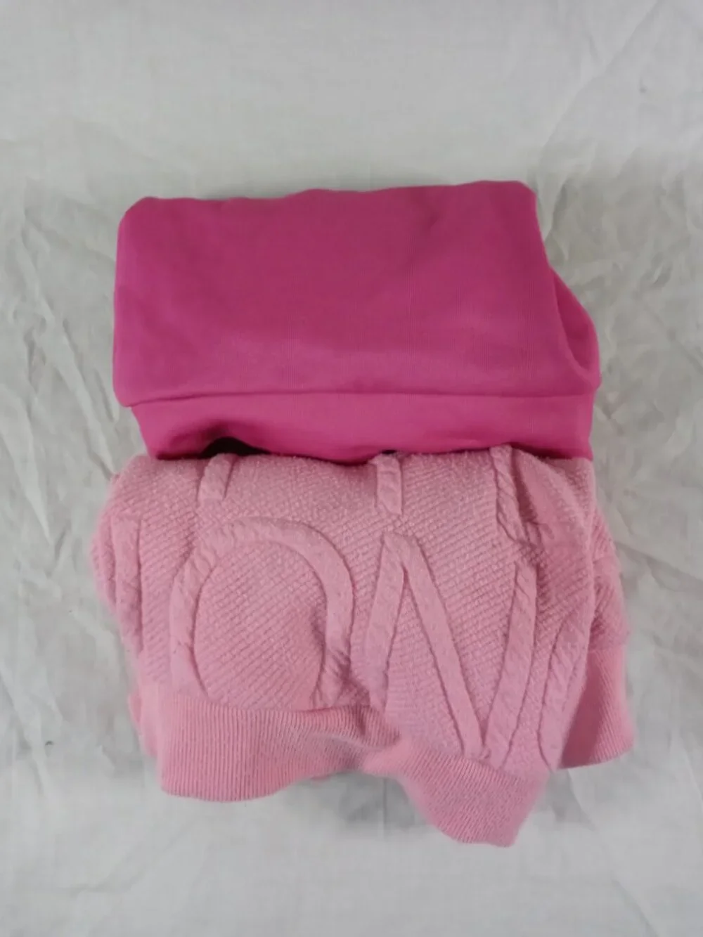 2 Shein Girl Pink Cute Design Long Sleeve Shirt Kids Clothes Bundle in Good Cond